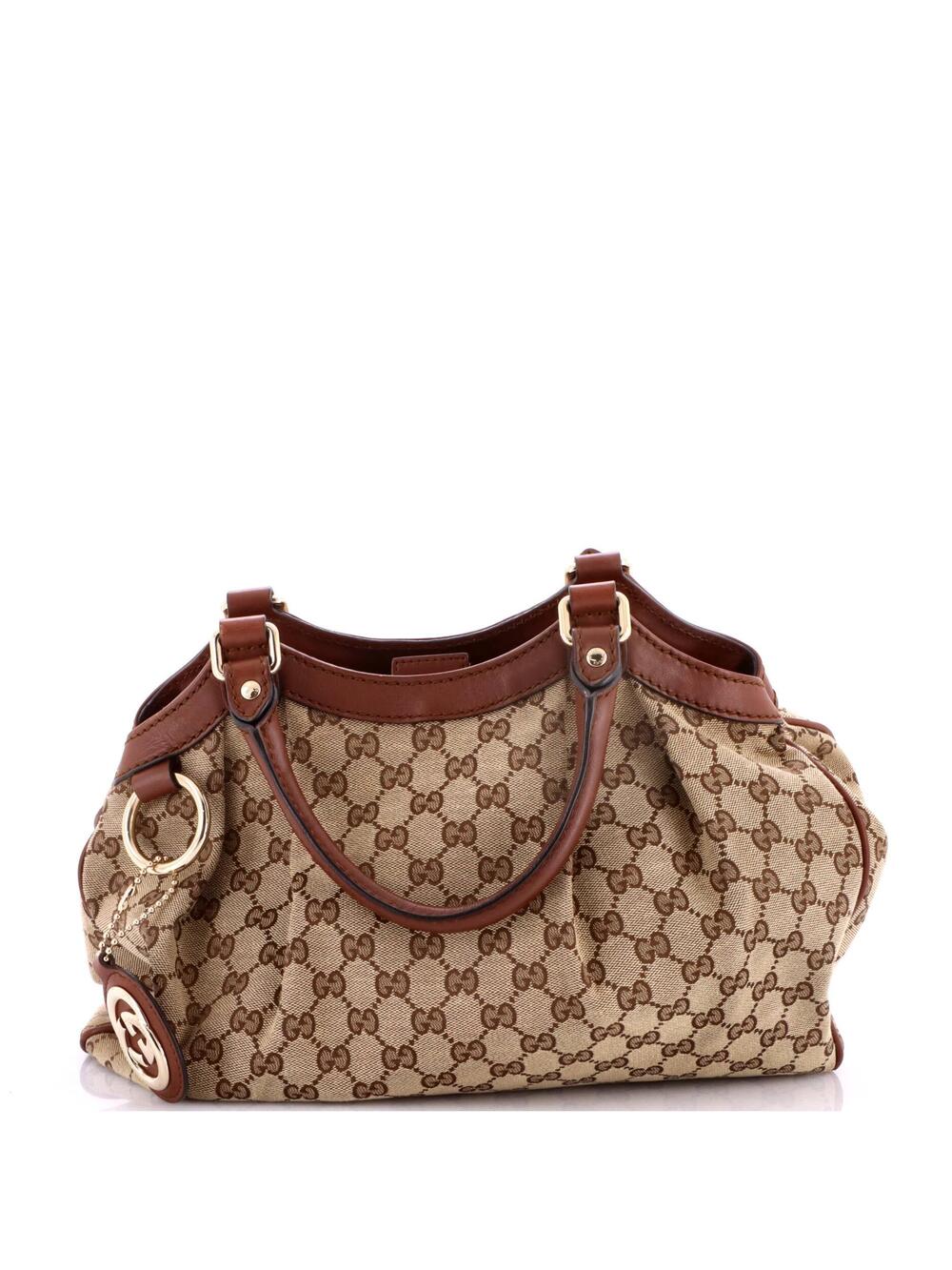 Gucci Sukey Tote Gg Canvas With Leather #356690G98B